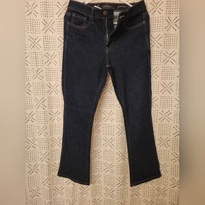 Banana Repyblic - Dark Blue High-Rise Crop Boot Women's Jeans